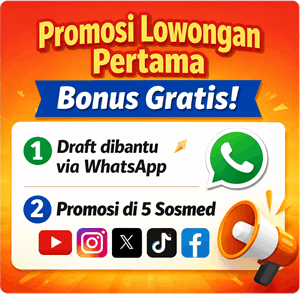 Promosi Lowongan Pertama